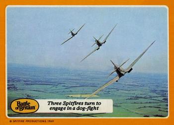 1969 A&BC Battle of Britain #33 Three Spitfires Turn To Engage In A Dog-Fight Front