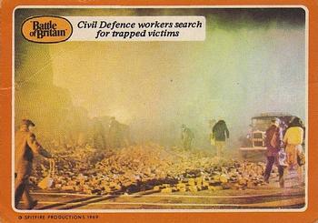 1969 A&BC Battle of Britain #53 Civil Defence Workers Search For Trapped Victims Front