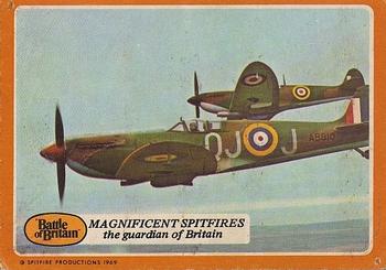 1969 A&BC Battle of Britain #54 Magnificent Spitfires the Guardian of Britain Front