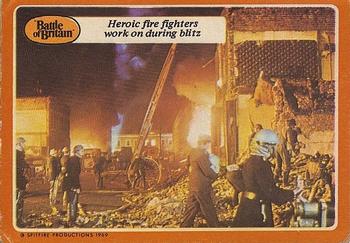 1969 A&BC Battle of Britain #55 Heroic Fire Fighters Work On During Blitz Front