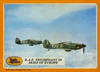1969 A&BC Battle of Britain #66 R.A.F. Triumphant In The Skies Over Europe Front