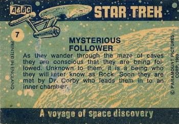 1969 A&BC Star Trek #7 Mysterious Follower Back