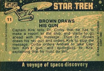1969 A&BC Star Trek #11 Brown Draws His Gun Back