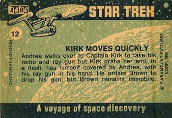 1969 A&BC Star Trek #12 Kirk Moves Quickly Back