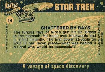 1969 A&BC Star Trek #14 Shattered by Rays Back