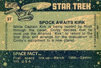 1969 A&BC Star Trek #37 Spock Awaits Kirk Back