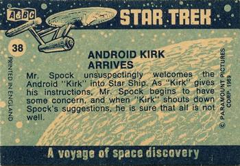 1969 A&BC Star Trek #38 Android Kirk Arrives Back