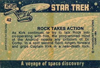 1969 A&BC Star Trek #42 Rock Takes Action Back