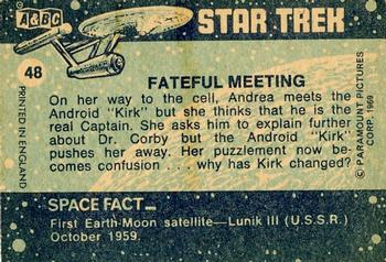 1969 A&BC Star Trek #48 Fateful Meeting Back