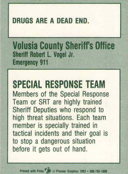 1993 Volusia County Sheriff's Office SheriffStars #NNO Special Response Team Back