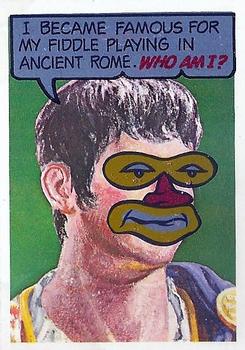 1967 Topps Who Am I? #5 Nero Front