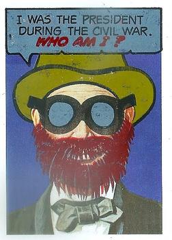 1967 Topps Who Am I? #25 Abraham Lincoln Front