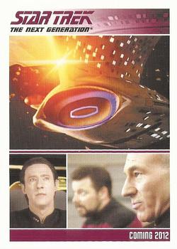 2012 Rittenhouse The Complete Star Trek: The Next Generation Series 2 - Promos #P1 Data / Riker / Picard Front