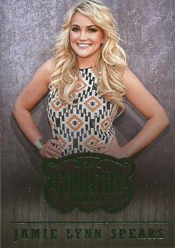 2014 Panini Country Music - Green #44 Jamie Lynn Spears Front