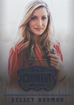 2014 Panini Country Music - Blue #19 Kelsey Harmon Front