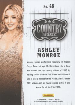 2014 Panini Country Music - Gold #48 Ashley Monroe Back