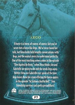 2001 Rittenhouse Xena Seasons 4 & 5 - Allies #F7 Argo Back