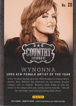 2014 Panini Country Music - Award Winners #20 Wynonna Back