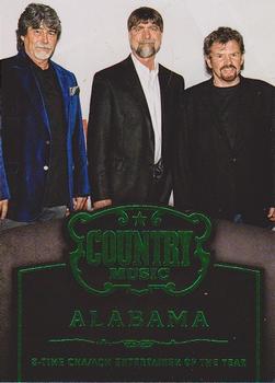 2014 Panini Country Music - Award Winners Green #4 Alabama Front
