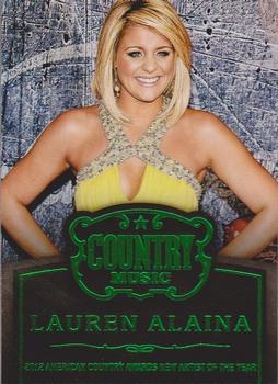 2014 Panini Country Music - Award Winners Green #7 Lauren Alaina Front