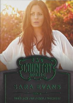 2014 Panini Country Music - Award Winners Green #18 Sara Evans Front