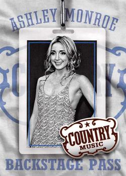 2014 Panini Country Music - Backstage Pass #1 Ashley Monroe Front