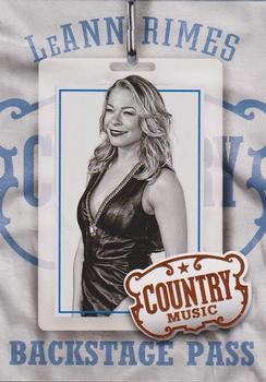 2014 Panini Country Music - Backstage Pass #8 LeAnn Rimes Front