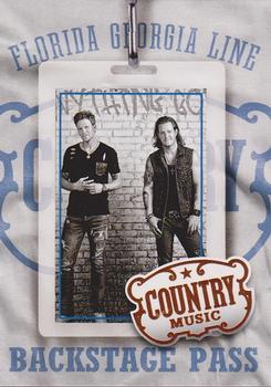 2014 Panini Country Music - Backstage Pass #20 Florida Georgia Line Front