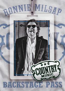 2014 Panini Country Music - Backstage Pass Green #10 Ronnie Milsap Front