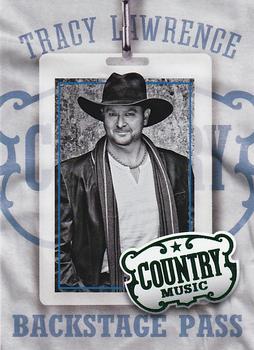 2014 Panini Country Music - Backstage Pass Green #11 Tracy Lawrence Front