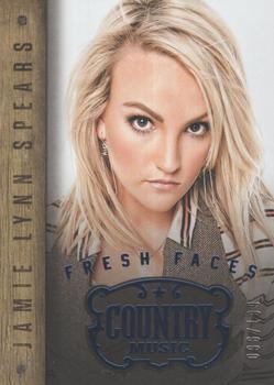 2014 Panini Country Music - Fresh Faces Blue #4 Jamie Lynn Spears Front