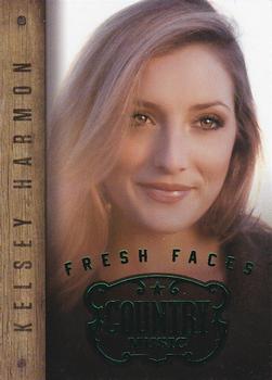 2014 Panini Country Music - Fresh Faces Green #2 Kelsey Harmon Front