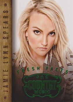2014 Panini Country Music - Fresh Faces Green #4 Jamie Lynn Spears Front