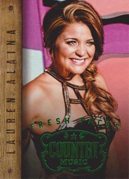 2014 Panini Country Music - Fresh Faces Green #7 Lauren Alaina Front