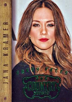 2014 Panini Country Music - Fresh Faces Green #10 Jana Kramer Front