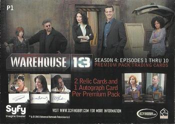 2013 Warehouse 13 Season 4: Episodes 1 Thru 10 #P1 The Team Back