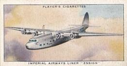 1936 Player's International Air Liners #3 Imperial Airways Liner Ensign Front
