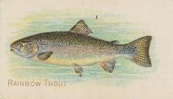 1910 American Tobacco Co. Fish Series (T58) - Sovereign Cigarettes Factory 25 #NNO Rainbow Trout Front