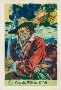 1936 Jolly Roger Cups Pirates (F375) #NNO Captain William Kidd Front