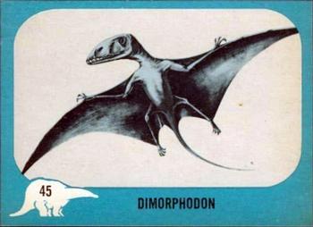 1961 Nu-Cards Dinosaur Series #45 Dimorphodon Front