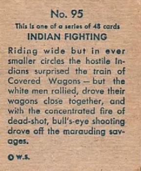 1930 Indian & Western Series (R185) #95 Indian Fighting Back