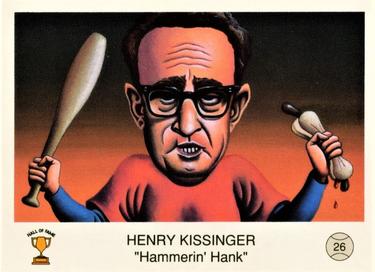 1989 Eclipse Bush League #26 Henry Kissinger Front