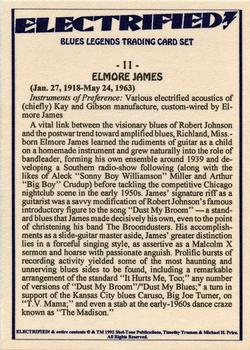 1993 Shel-Tone Publications Electrified Blues Legends #11 Elmore James Back