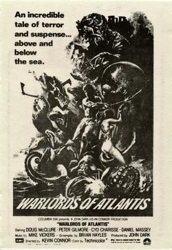 1991 Hot Schlock Science Fiction #4 Warlords of Atlantis Front
