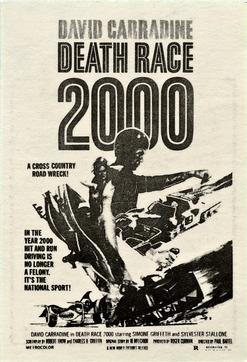 1991 Hot Schlock Science Fiction #7 Death Race 2000 Front
