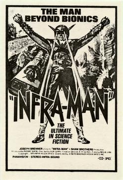 1991 Hot Schlock Science Fiction #13 Infra-man Front