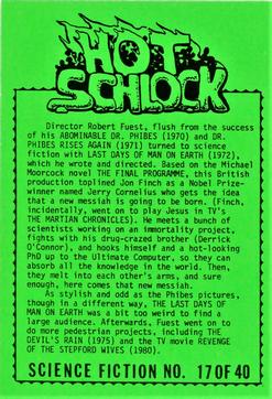 1991 Hot Schlock Science Fiction #17 Last Days of Man on Earth Back