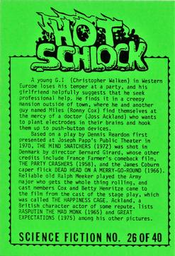 1991 Hot Schlock Science Fiction #26 The Mind Snatchers Back
