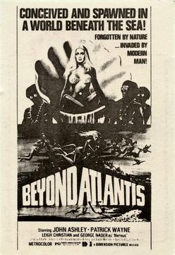 1991 Hot Schlock Science Fiction #37 Beyond Atlantis Front