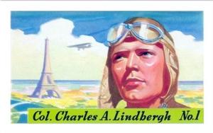 1936 Heinz Famous Aviators 1st Series (F277-4) #1 Charles A. Lindbergh Front